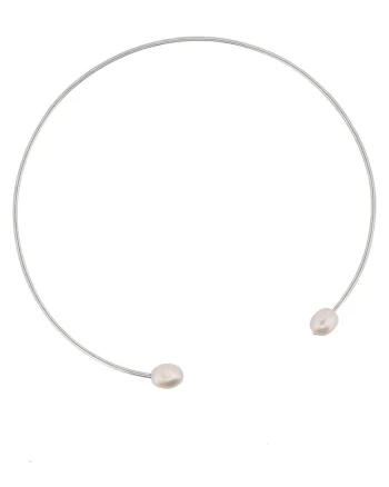 Colier din argint cu perle, Balance Pearl, Produsul este livrat in ambalaj personalizat.