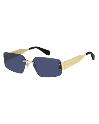 Ochelari de soare,  MARC 875_S, unisex, metal, protectie UV 100, Albastru