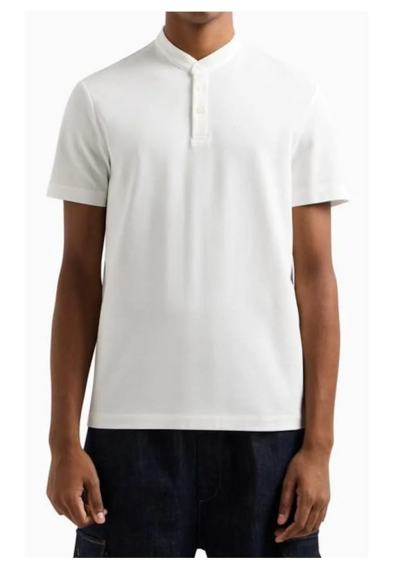 Tricou polo cu guler tunica,