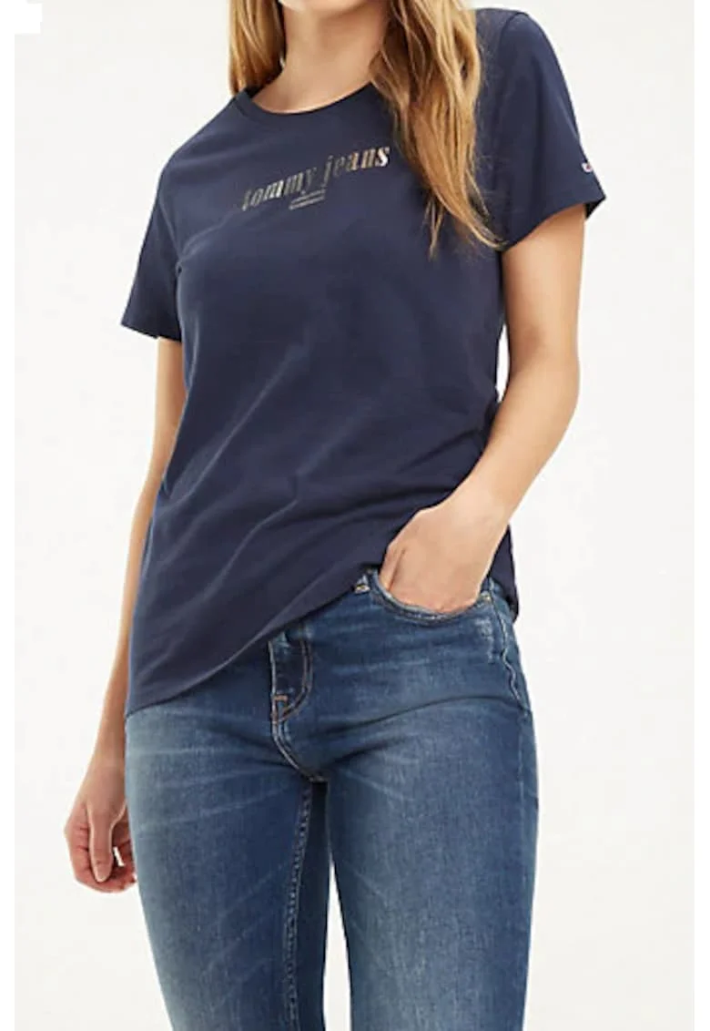 Tricou regular fit cu imprimeu logo,