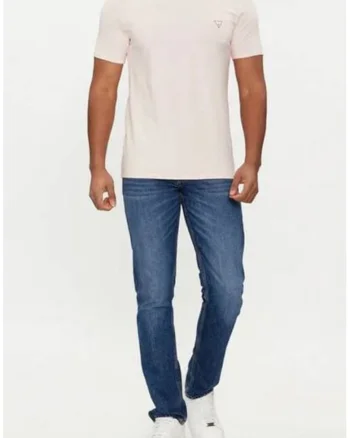 Tricou slim fit cu logo discret