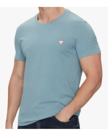 Tricou slim fit cu logo mic