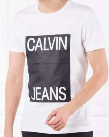 Tricou din bumbac cu print logo,