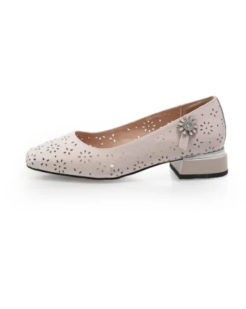 Pantofi  2602512 din piele naturala, Roz