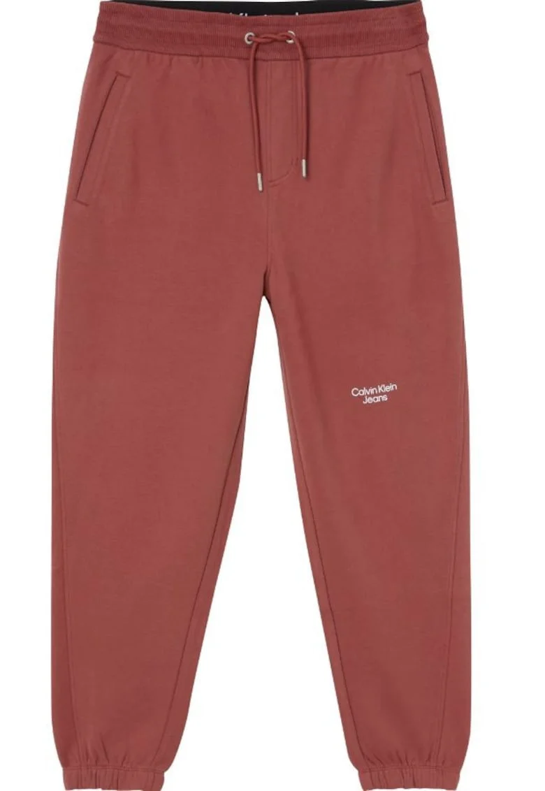 Pantaloni de trening cu logo si talie ajustabila,