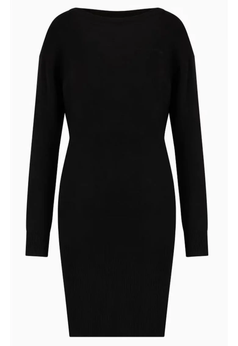 Rochie scurta din amestec de lana