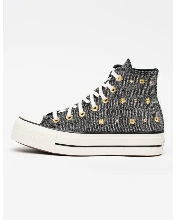 Pantofi sport Chuck Taylor All Star Lift Platform, Negru/Crem