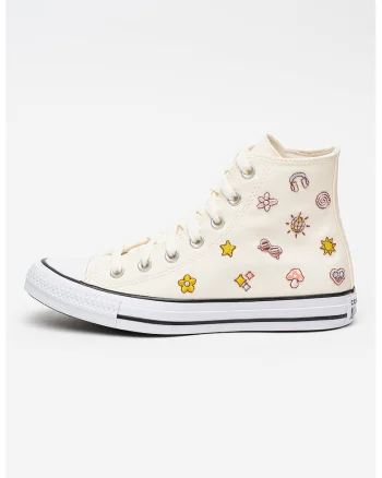 Pantofi sport cu broderie Chuck Taylor All Star Retro, Roz/Crem