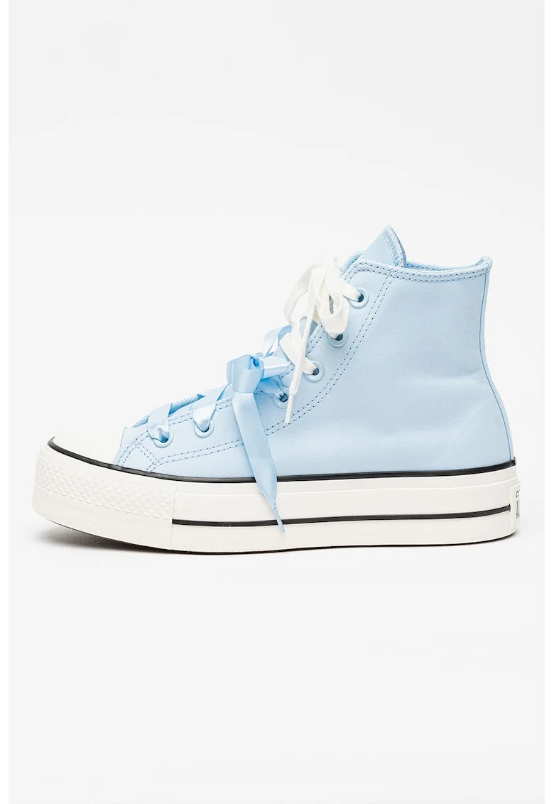 Tenisi inalti Chuck Taylor All Star Lift cu platforma, Albastru pastel