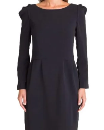 Rochie dreapta cu maneca lunga,
