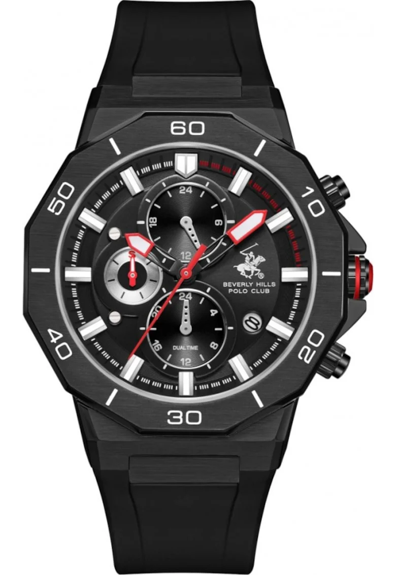 Ceas de barbati BEVERLY HILLS BP3784X.651 negru fashion