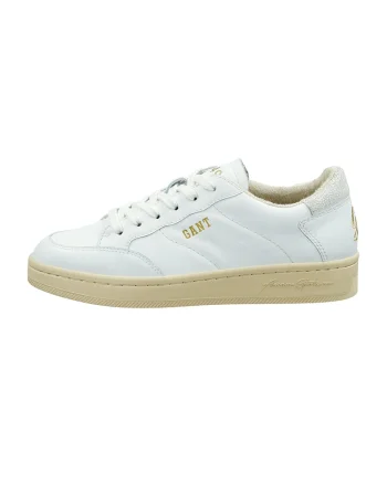Pantofi sport de piele Prepla, Alb