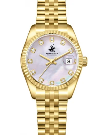 Ceas de dama BEVERLY HILLS BP3707X.120, fashion auriu, ideal pentru cadou