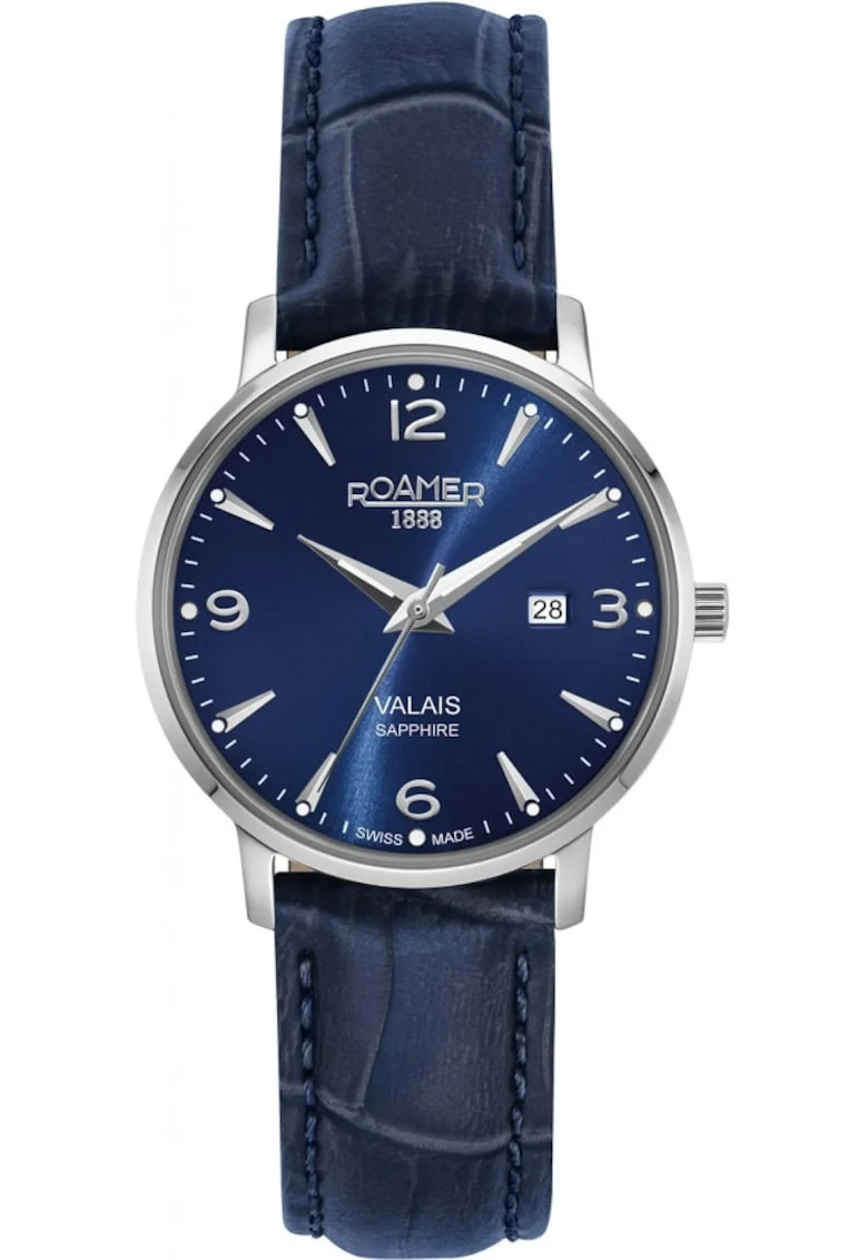 Ceas de dama  958844 41 44 05, clasic, de culoare bleu, potrivit pentru cupluri