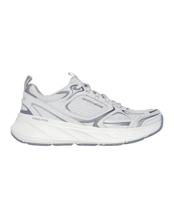 Pantofi sport relaxed fit din plasa Edgeride Silver Eclipse, Gri deschis