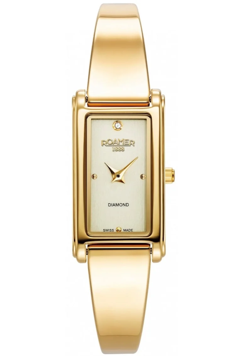 Ceas de dama  866845, 48 mm, 35 mm, 20 mm, clasic, bijuterie, aurit