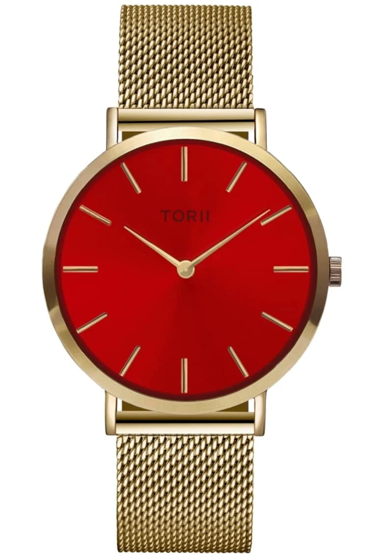 Ceas de dama  G38GM.TG rosu, clasic si elegant