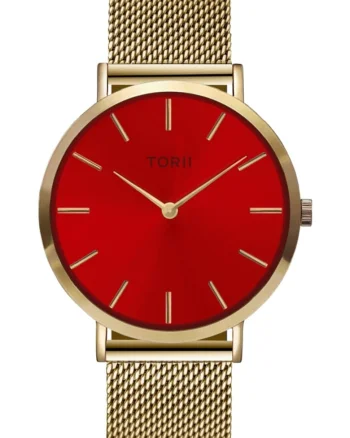 Ceas de dama  G38GM.TG rosu, clasic si elegant