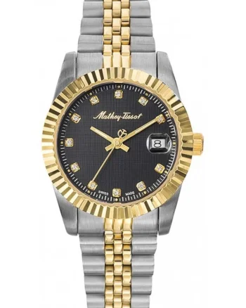 Ceas de dama MATHEY-TISSOT D807BN, auriu, clasic