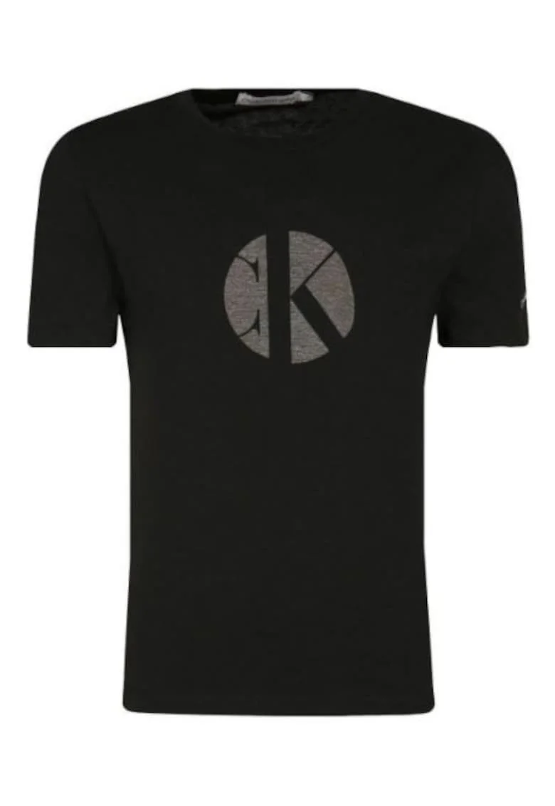 Tricou regular fit cu monogram imprimat,