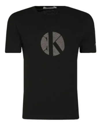 Tricou regular fit cu monogram imprimat,