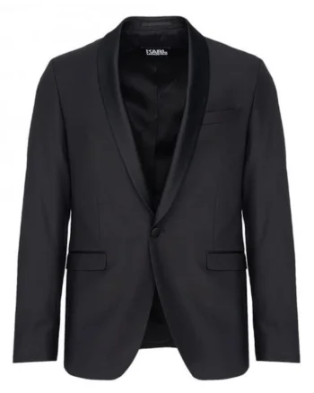 Sacou slim fit din amestec de lana
