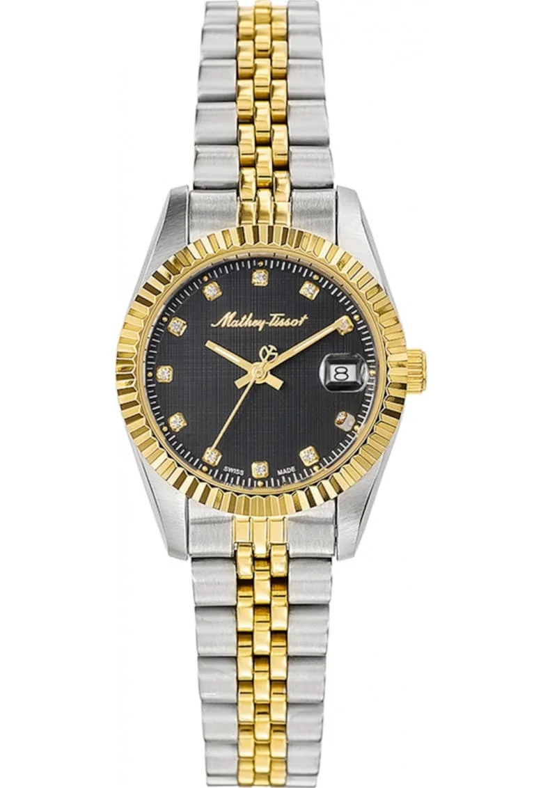 Ceas de dama MATHEY-TISSOT D710BN, auriu, clasic