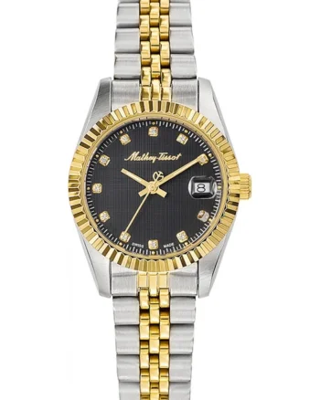 Ceas de dama MATHEY-TISSOT D710BN, auriu, clasic
