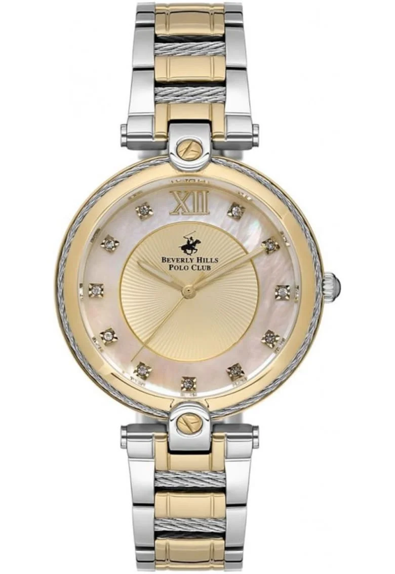 Ceas de dama BEVERLY HILLS BP3585X.220, cu un design elegant si aurit, perfect pentru un cadou