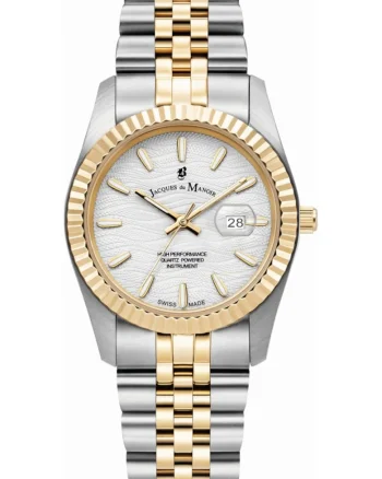Ceas de dama JACQUES DU JWL01801, clasic, de culoare aurie
