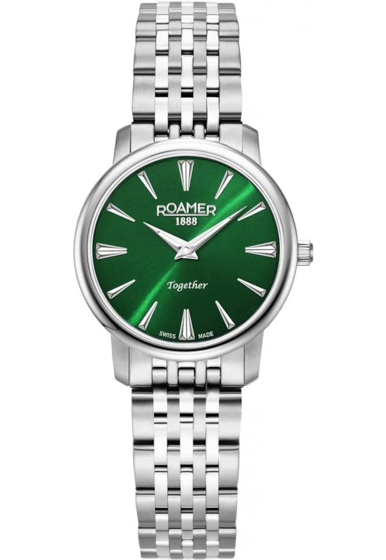 Ceas de dama  991857 41 75 50 verde clasic pentru perechi