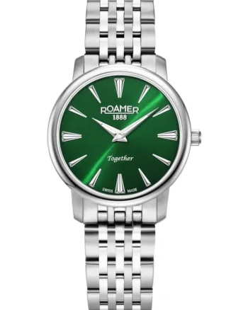 Ceas de dama  991857 41 75 50 verde clasic pentru perechi