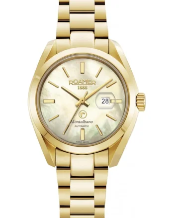 Ceas de dama  996990 48 30 20 clasic, cu carcasa aurie, potrivit pentru cuplu