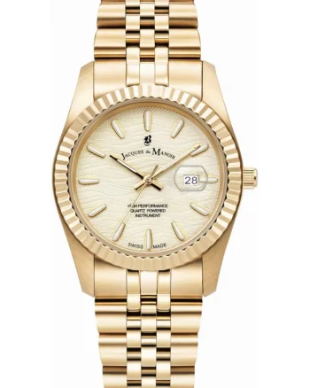 Ceas de dama JACQUES DU JWL01804, clasic, auriu