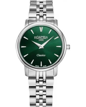 Ceas de dama  971857 41 75 50 verde clasic pentru cupluri