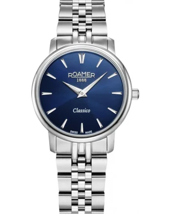 Ceas de dama  971857 41 45 50, clasic si elegant, in culoarea bleumarin, potrivit pentru cupluri