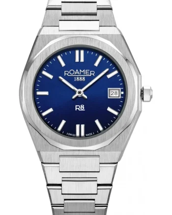 Ceas de dama  972857 41 45 20, culoare bleumarin, clasic, potrivit pentru perechi