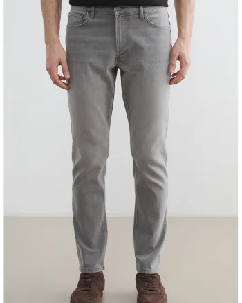 Blugi skinny cu aspect decolorat, Gri