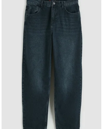 Blugi relaxed fit, Albastru ultramarin