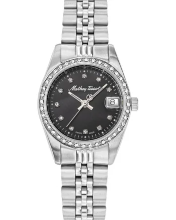 Ceas de dama MATHEY-TISSOT D709AQN, argintiu, la moda, clasic