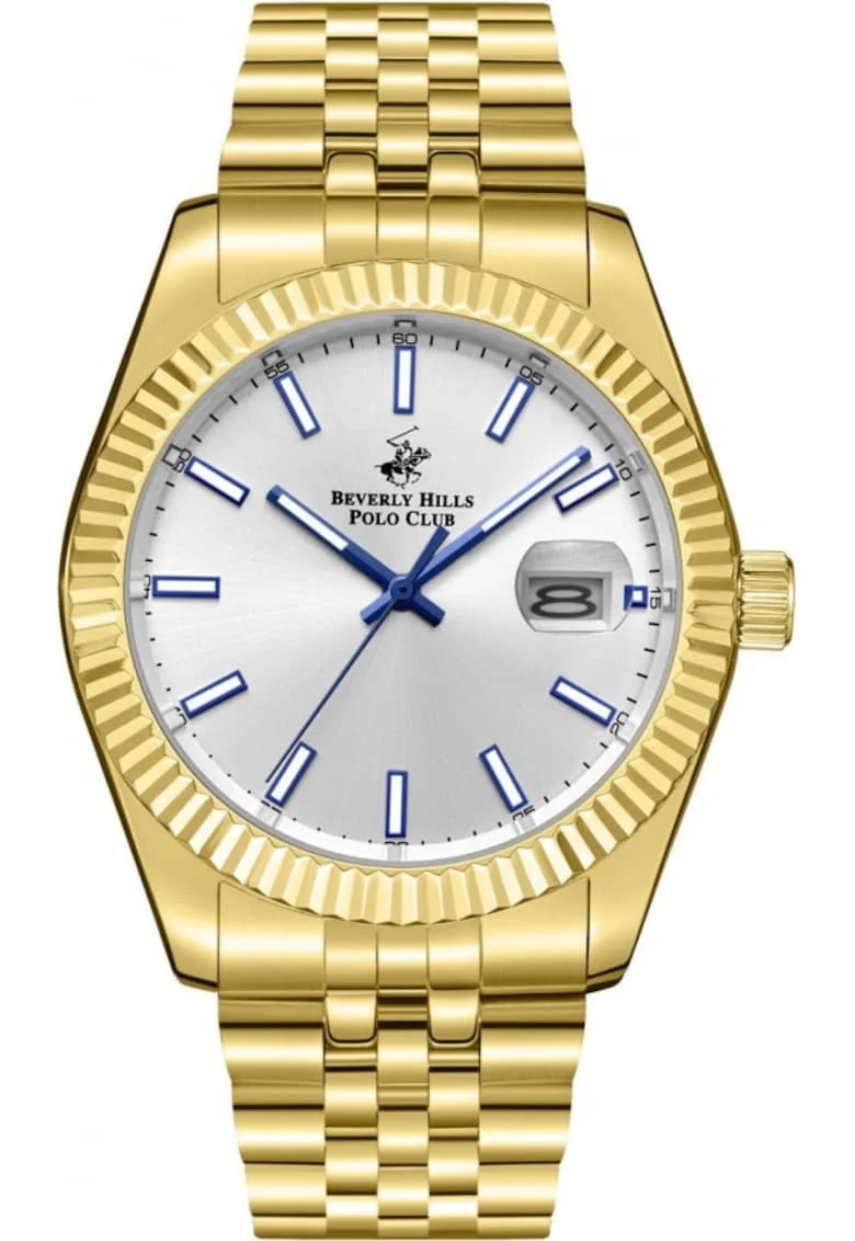 Ceas de lux pentru barbati BEVERLY HILLS BP3018X.130, in stil aurit fashion
