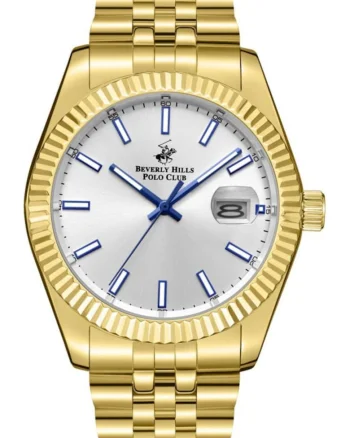 Ceas de lux pentru barbati BEVERLY HILLS BP3018X.130, in stil aurit fashion