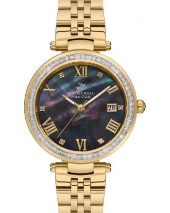 Ceas de dama BEVERLY HILLS BP3583X.120, aurit, in stil fashion, ideal ca si cadou