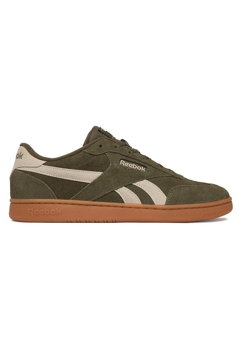 Tenisi barbati,  piele naturala, design variat, Verde