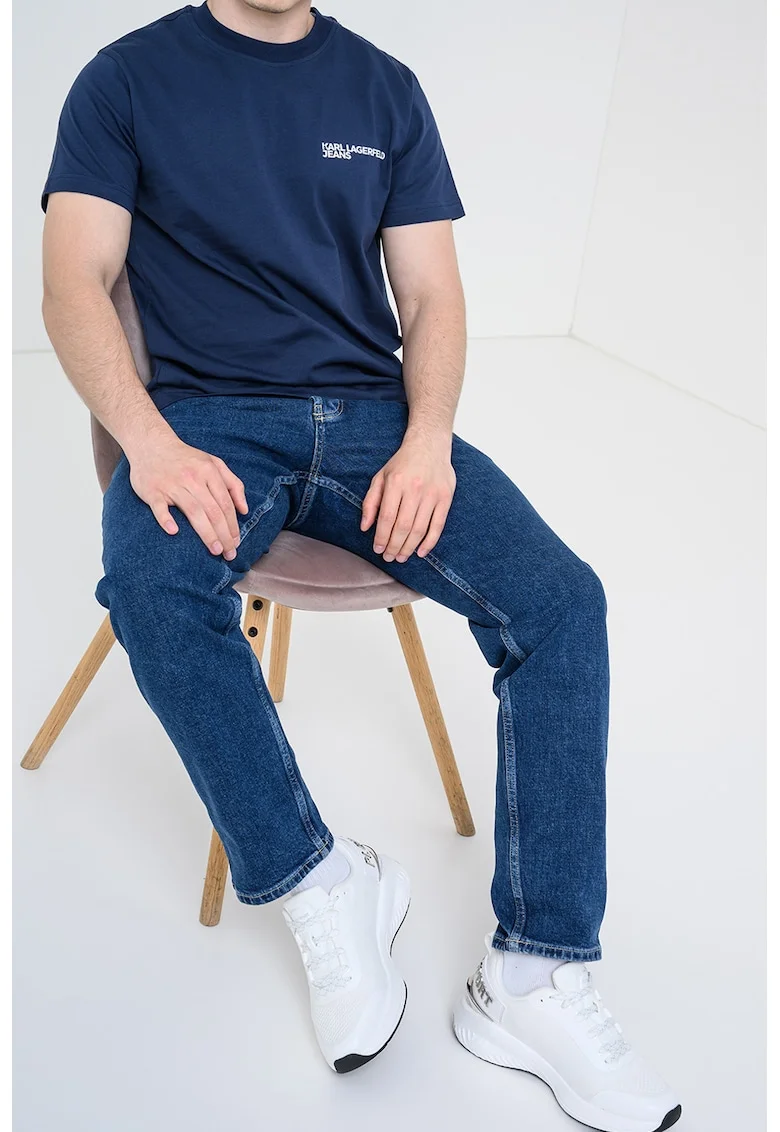 Blugi regular fit, Bleumarin