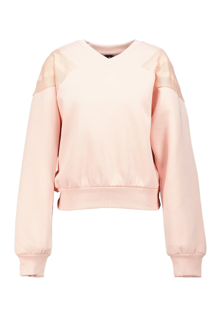 Bluza de trening cu croiala lejera Future Icons, Roz piersica deschis