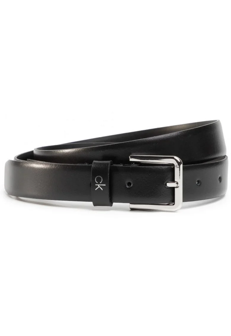 Curea din piele cu catarama metalica Essential,