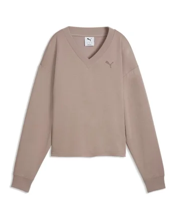 Bluza  ESS ELEVATED Comfort V-neck Crew DK 69181688