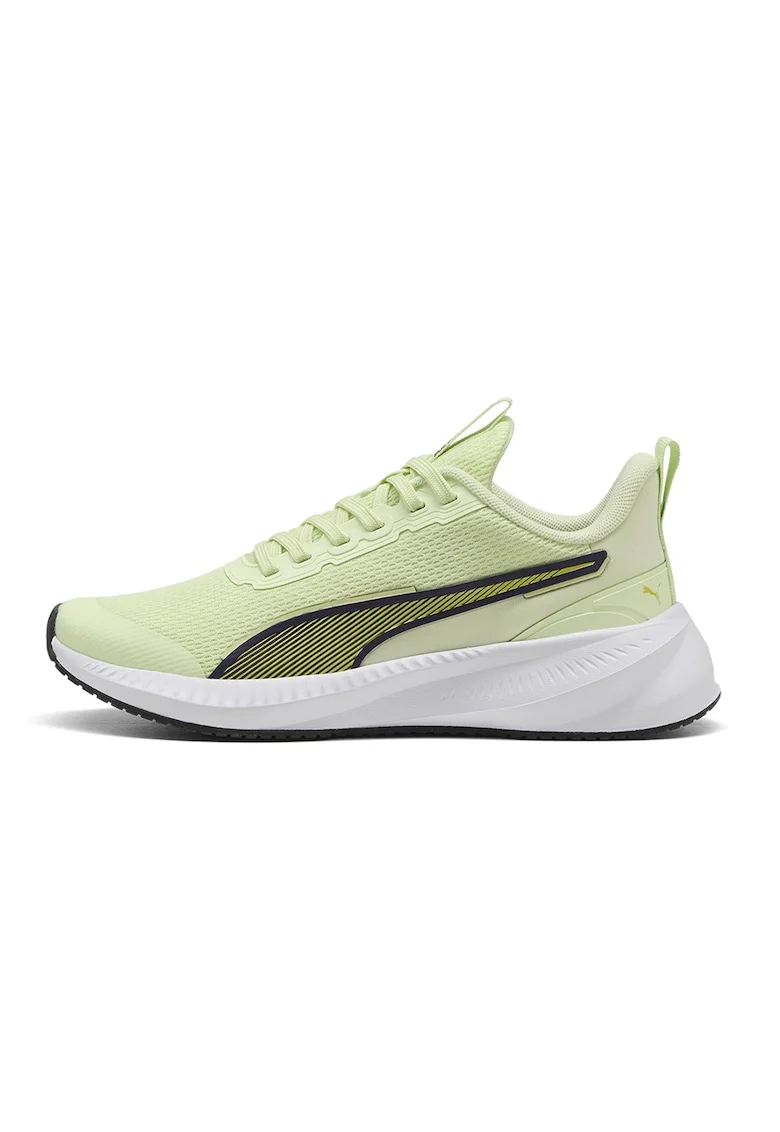 Pantofi sport Flyer Lite 3 de plasa cu logo, Negru stins/Alb optic/Verde fistic