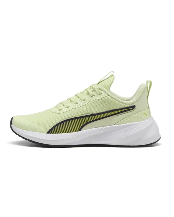 Pantofi sport Flyer Lite 3 de plasa cu logo, Negru stins/Alb optic/Verde fistic